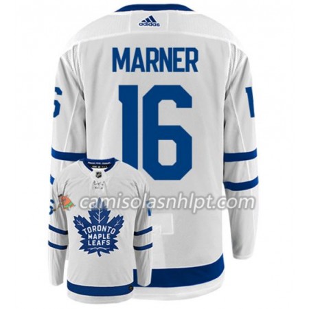 Camisola Toronto Maple Leafs MITCHELL MARNER 16 Adidas Branco Authentic - Homem